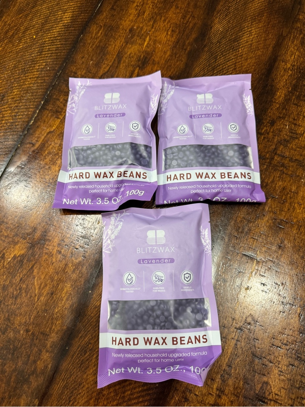 Lavender Hard Wax Beans - Purple